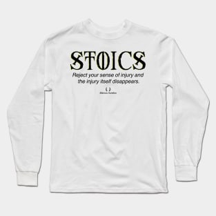 Stoics: Marcus Aurelius quote Long Sleeve T-Shirt